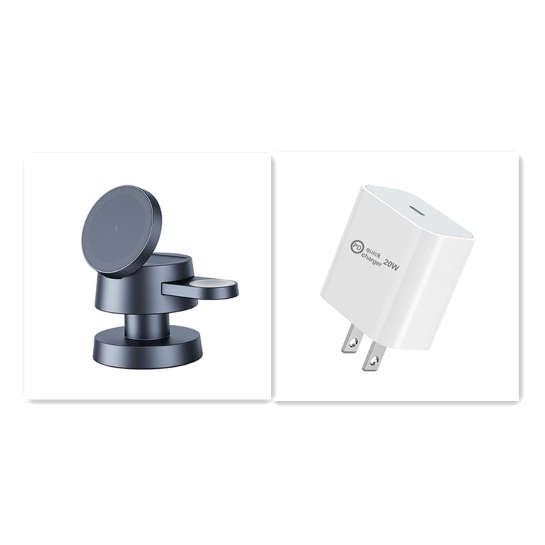 3-in-1 Magnetic Wireless Charging Lamp