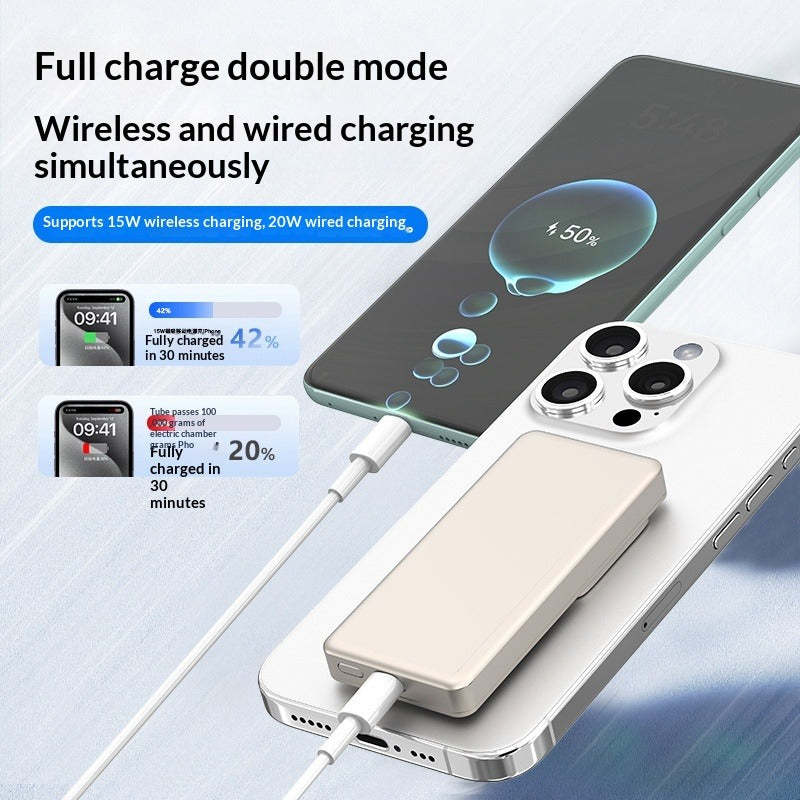 15W Magnetic Wireless Power Bank