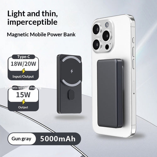 15W Magnetic Wireless Power Bank