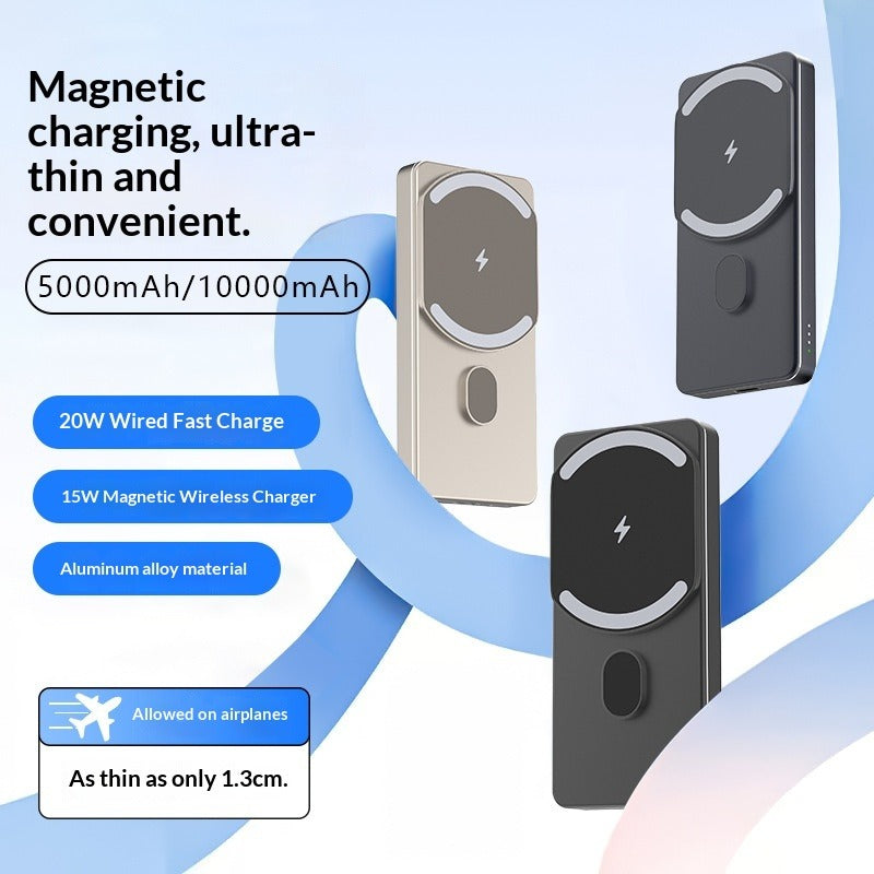 15W Magnetic Wireless Power Bank