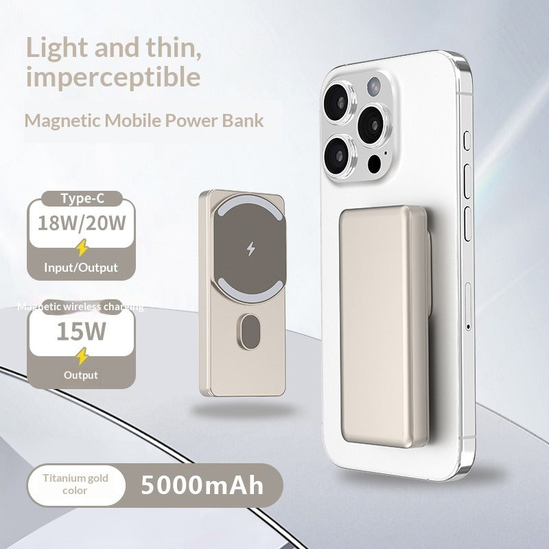15W Magnetic Wireless Power Bank